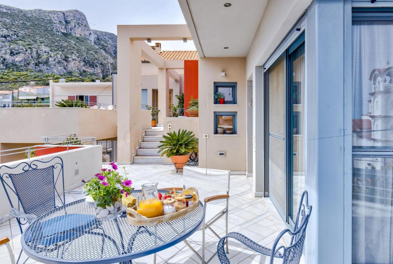 Monemvasia Modern Flat With Panoramic Sea View Exterior photo